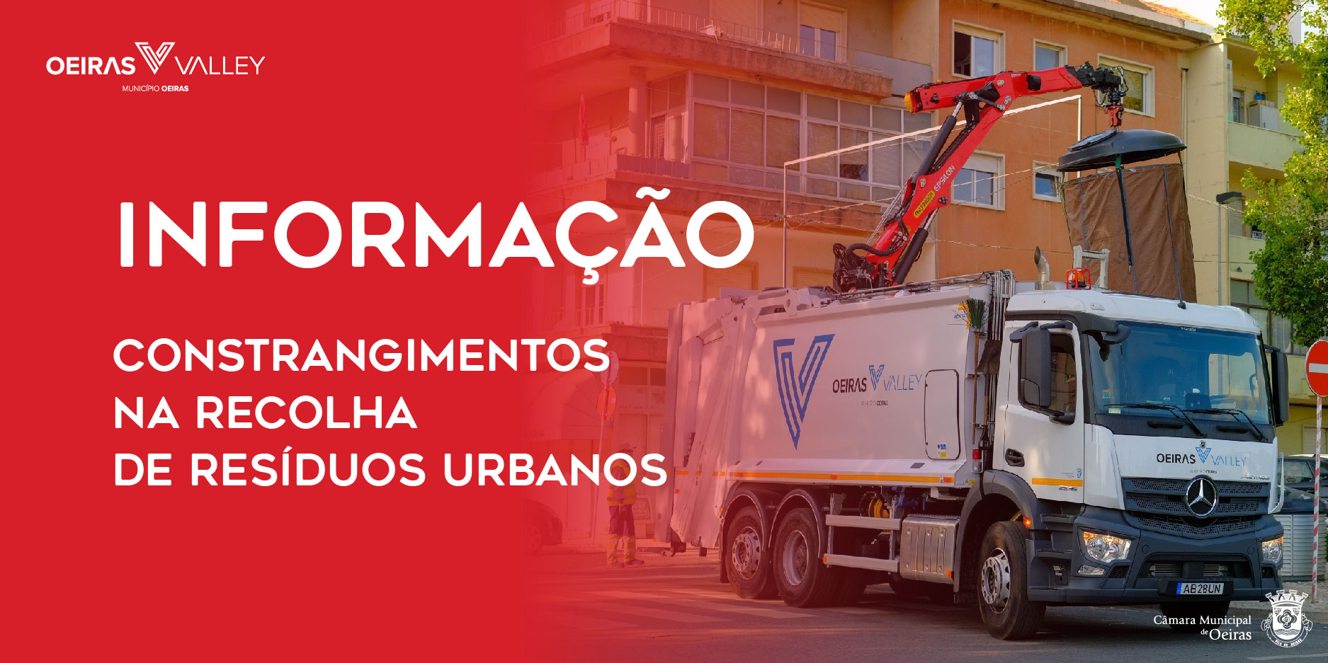 Imagem de um camião de recolha de residuos 