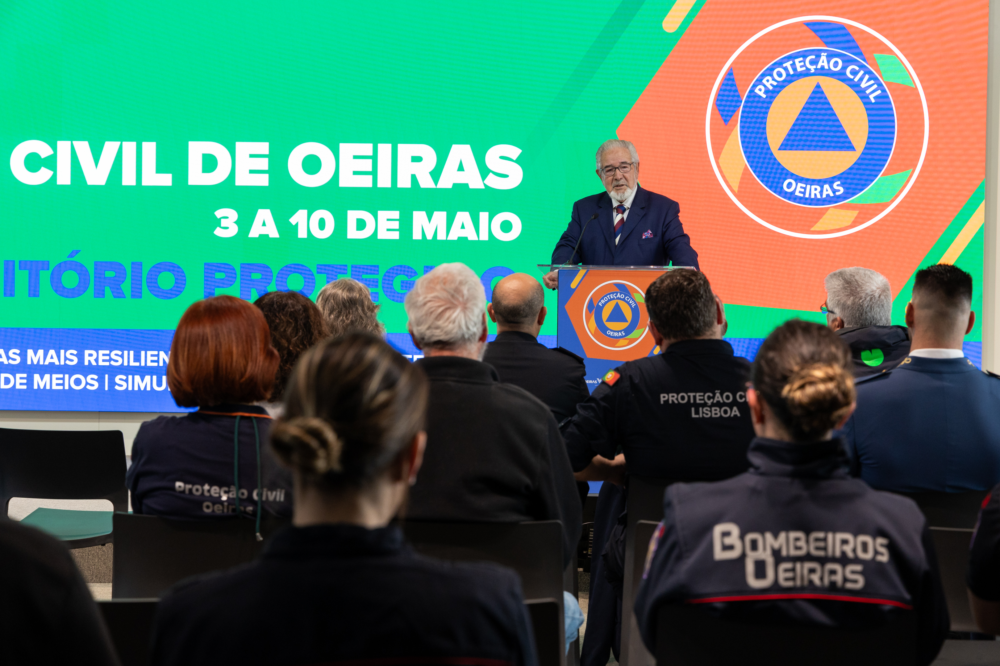 Presidente da CMO na abertura da Semana da Proteção Civil