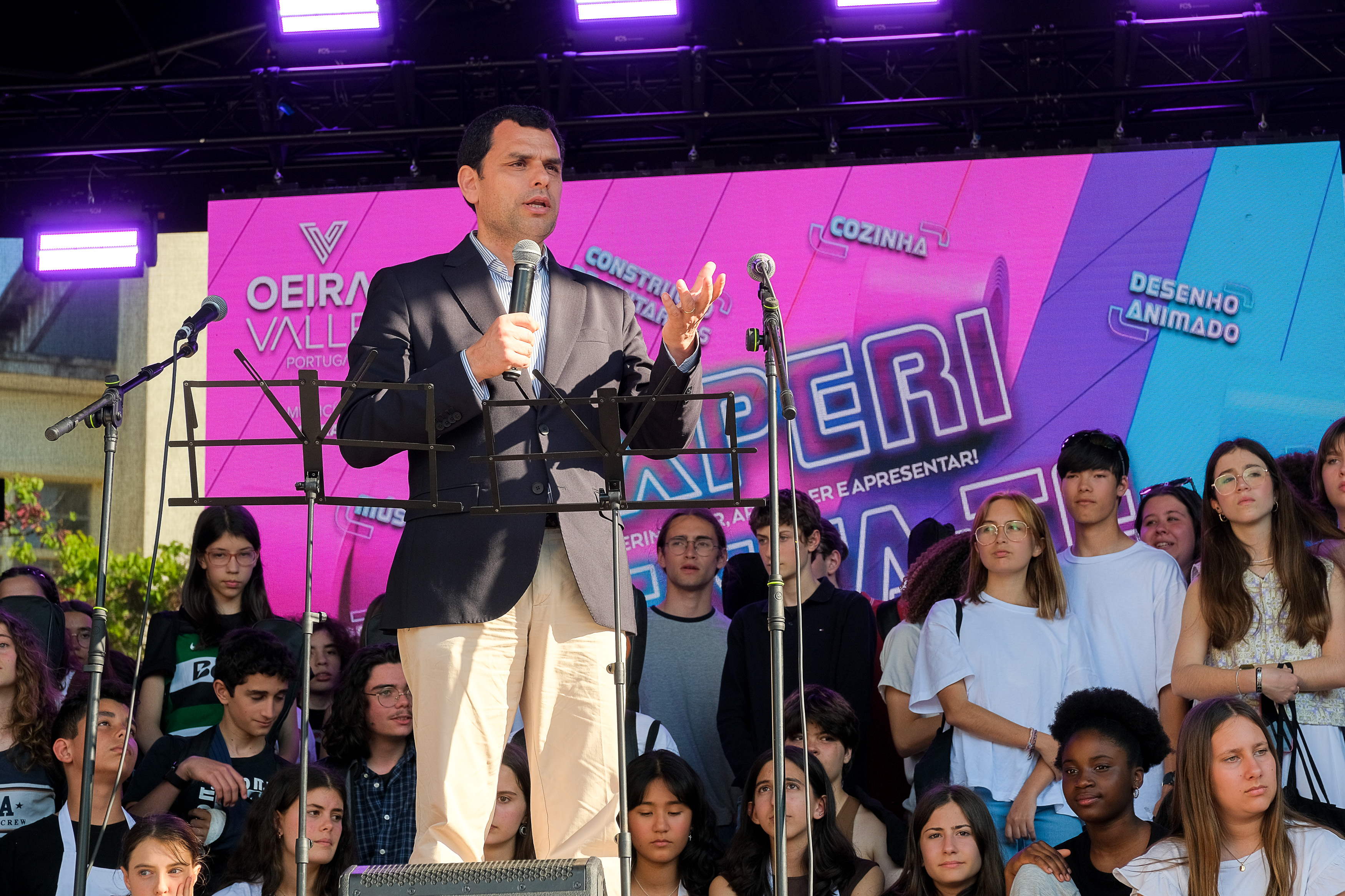 Vereador Pedro Patacho na Mostra Criativa