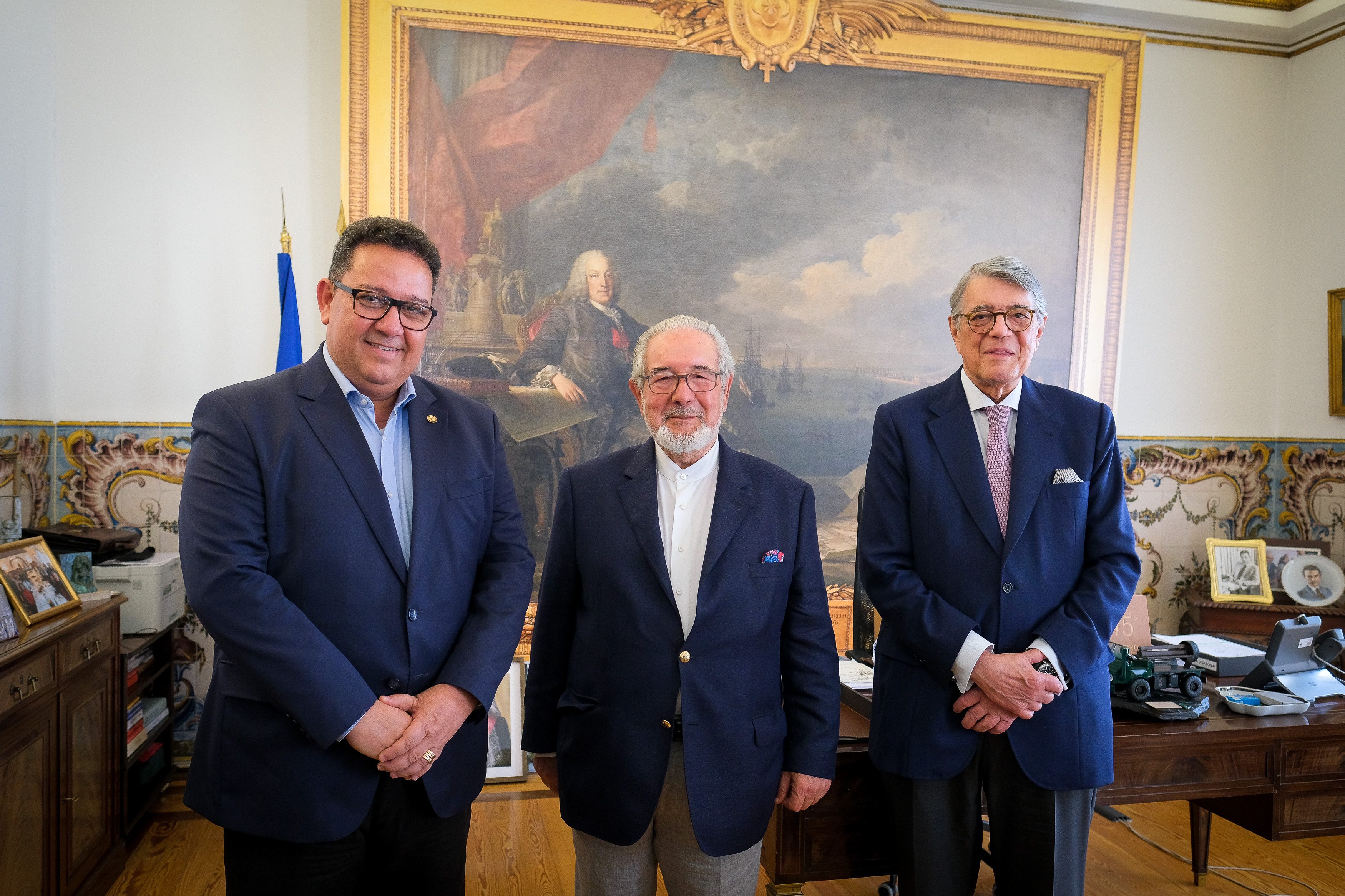 Presidente e delegação brasileira 