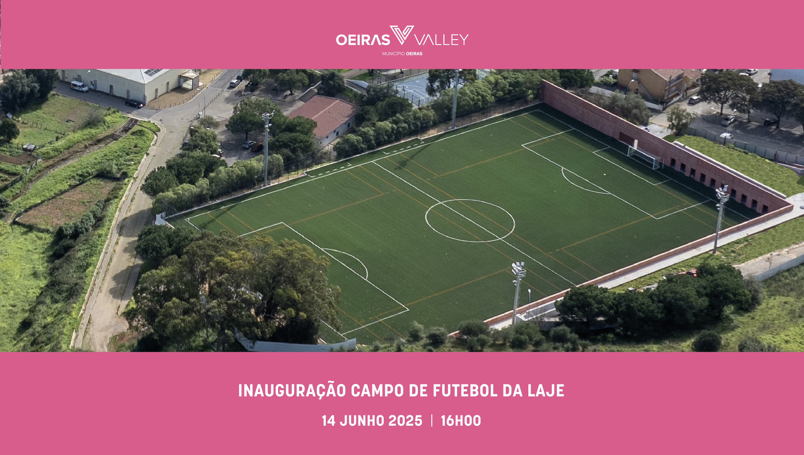 imagem aerea do campo de futebol