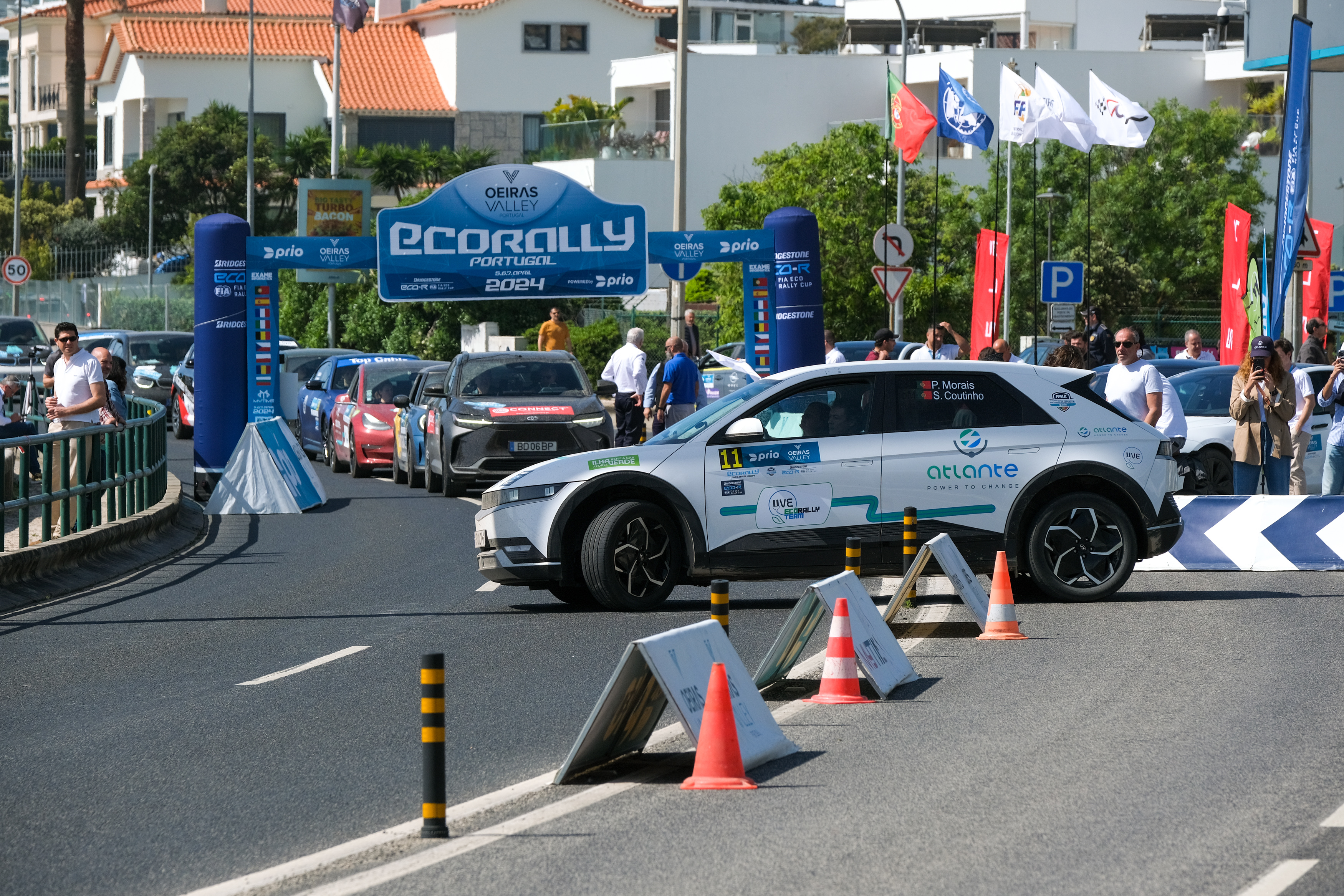 Fotografia de carro no eco rally de 2024