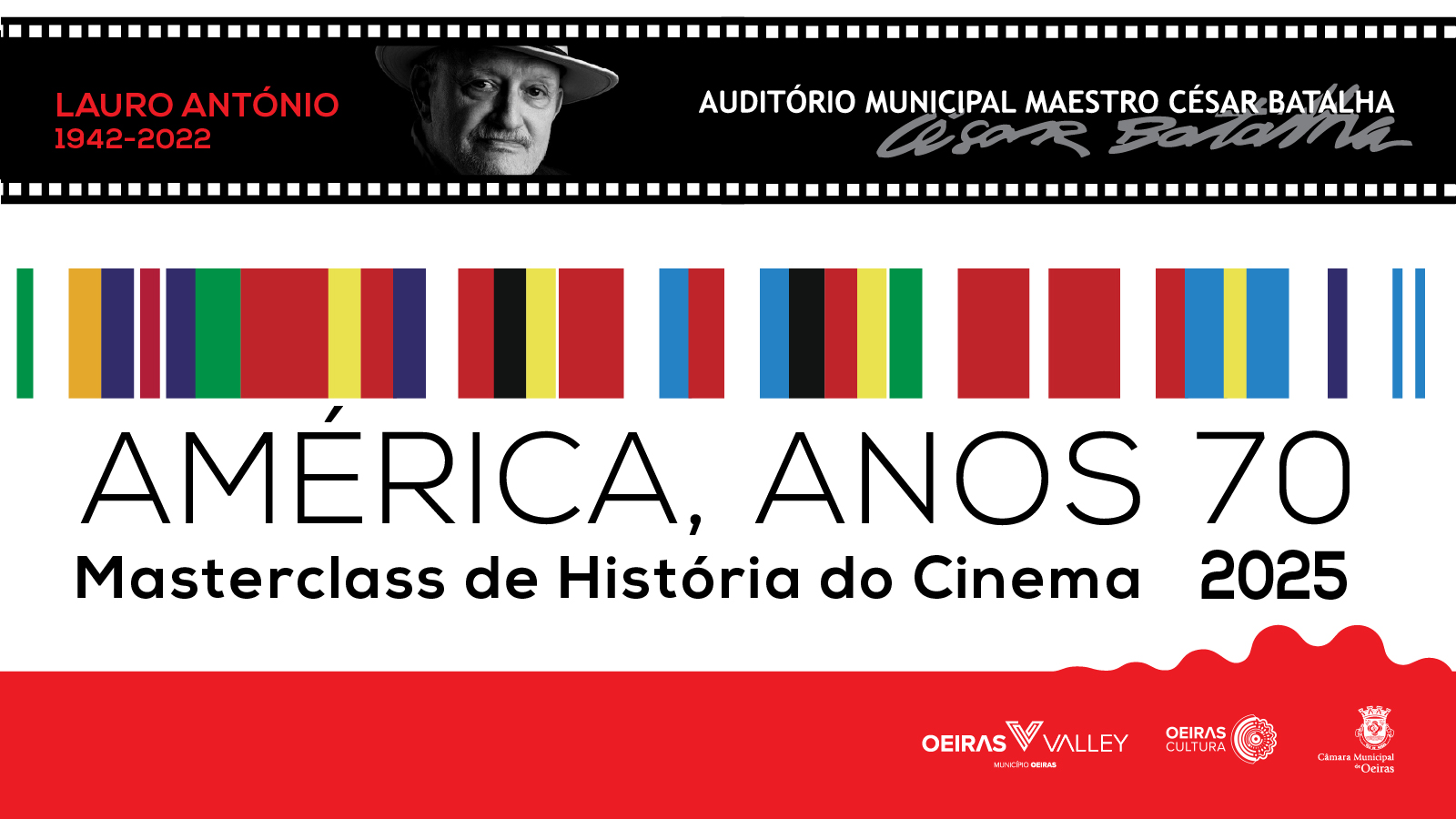 Banner Masterclass História do Cinema 2025 América, Anos 70