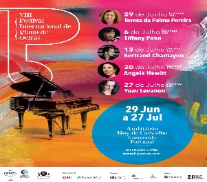 Estrelas internacionais no VIII Festival Internacional de Piano de Oeiras com imagens dos artistas